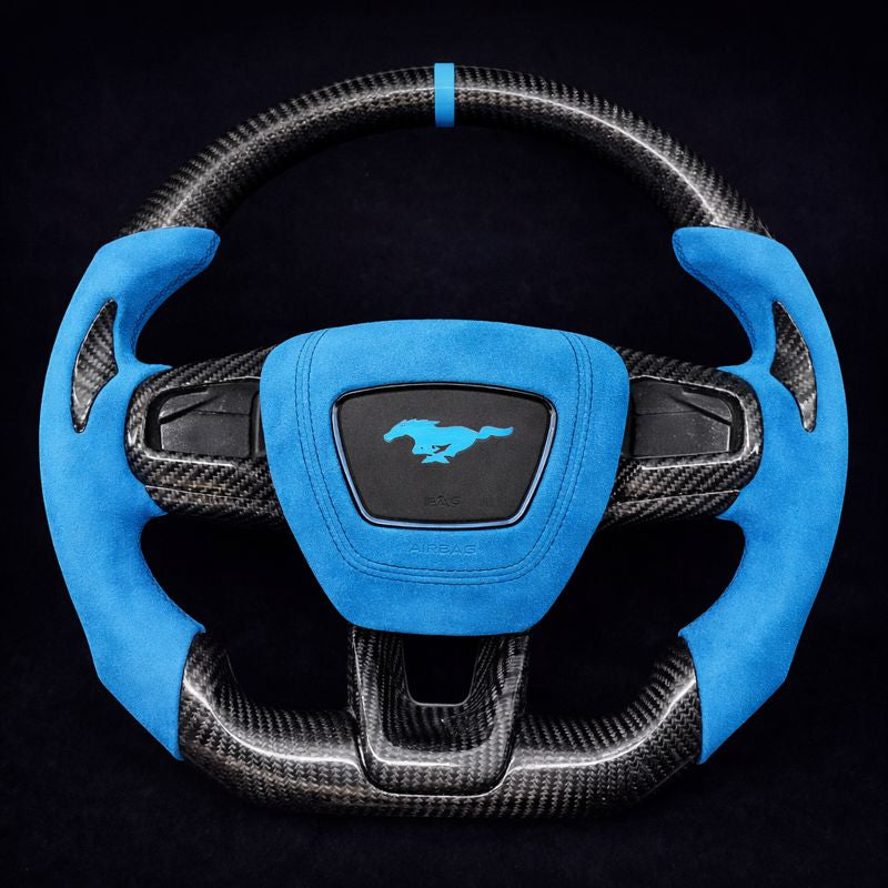 2021+ Ford Mustang Mach-E Carbon Fiber Steering Wheel