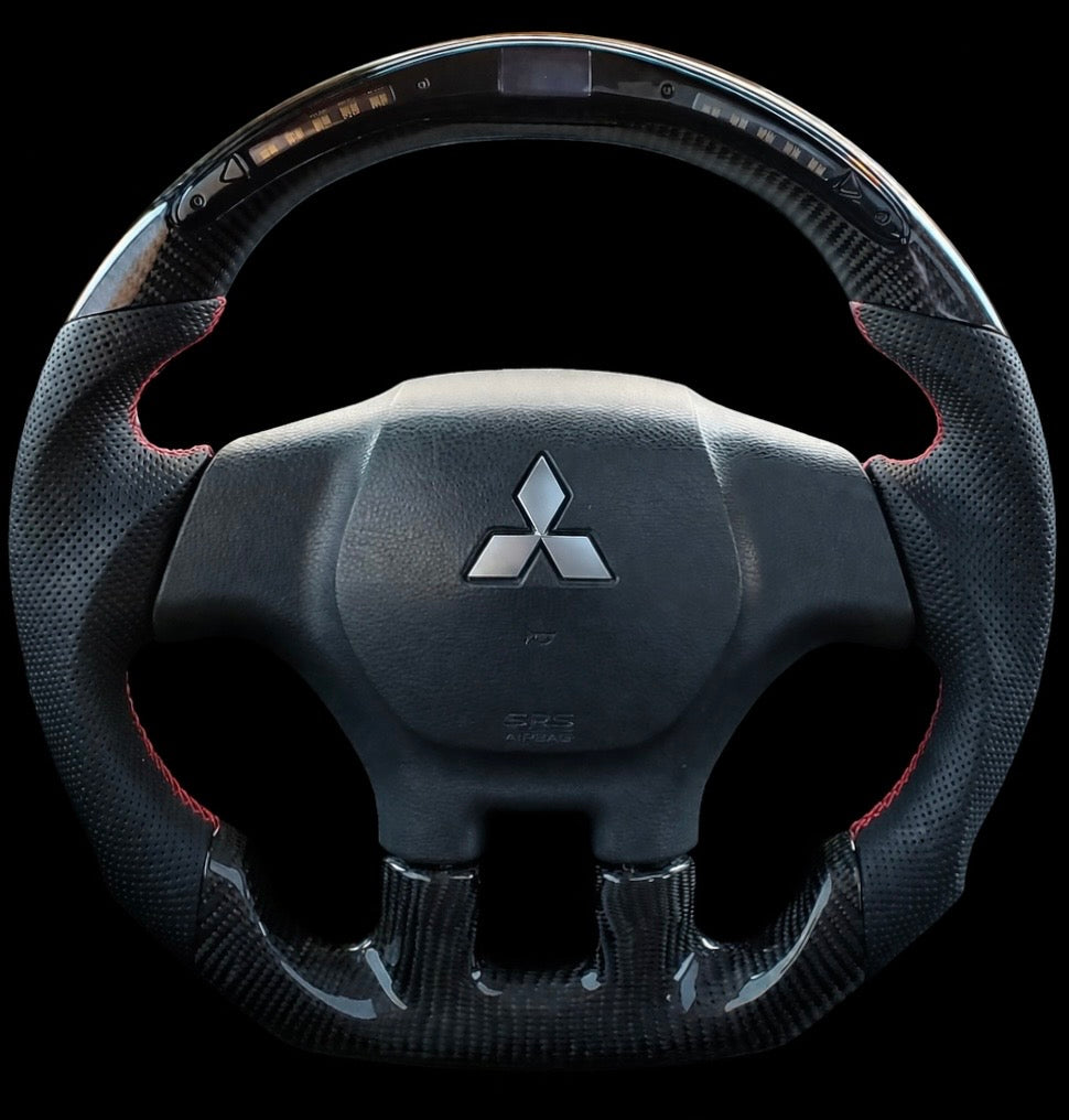 2006-2012 Mitsubishi Eclipse Carbon Fiber Steering Wheel