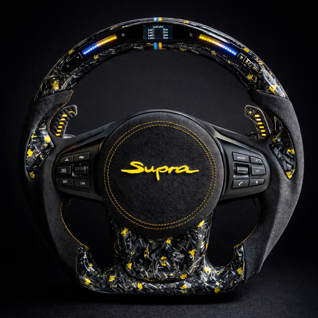 Toyota Supra MK5 Carbon Fiber Steering Wheel