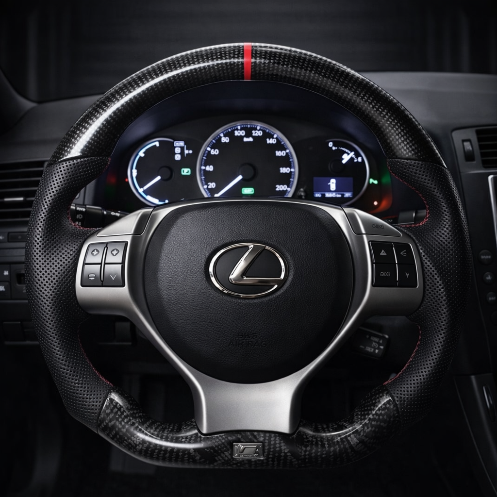 2011-2013 Lexus CT200h Carbon Fiber Steering Wheel