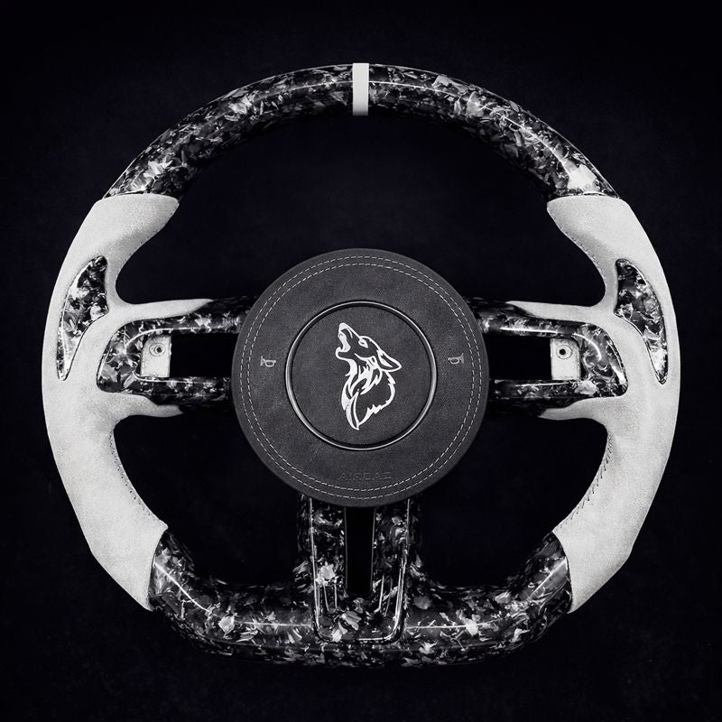 2015-2023 Ford Mustang Carbon Fiber Steering Wheel