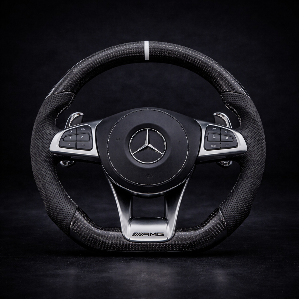 Mercedes Benz Carbon Fiber Steering Wheel
