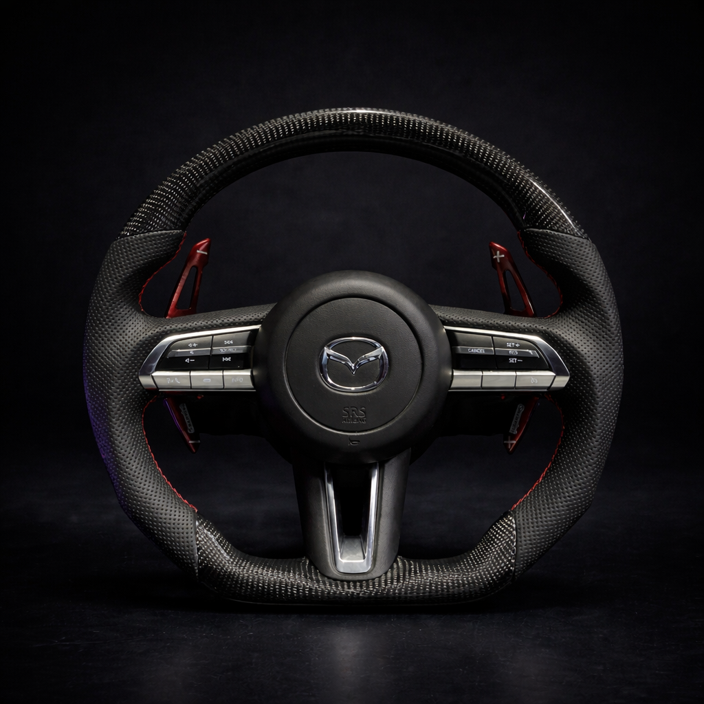 2019-2025 Mazda 3 Carbon Fiber Steering Wheel