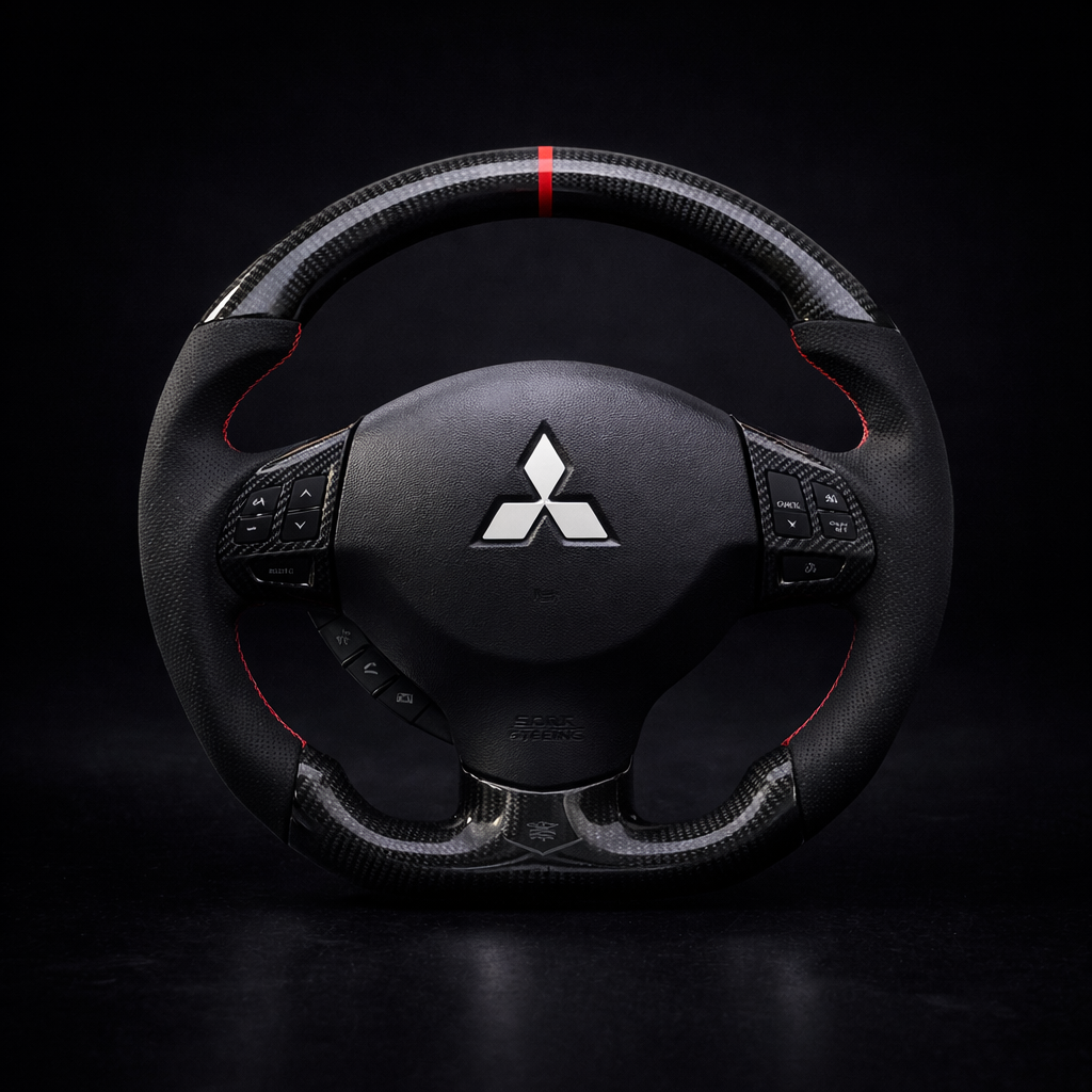 2007-2013 Mitsubishi Outlander Carbon Fiber Steering Wheel