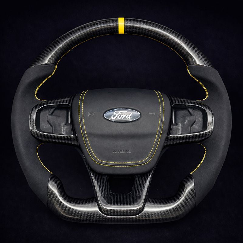 2022+ Ford Maverick & Bronco Sport Carbon Fiber Steering Wheel