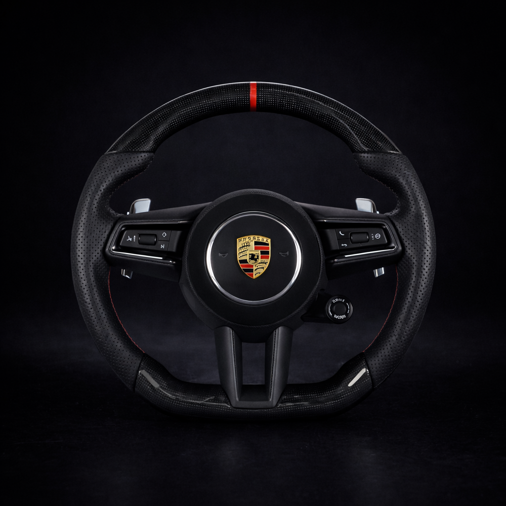 Porsche Carbon Fiber Steering Wheel