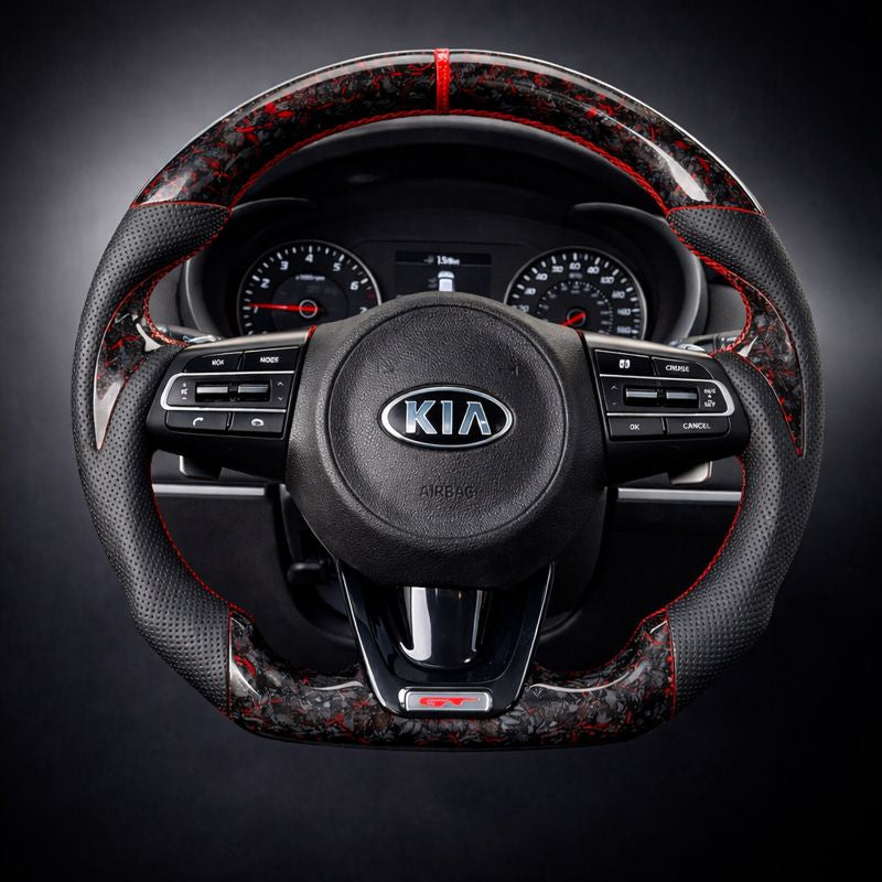 2018-2023 Kia Stinger Carbon Fiber Steering Wheel