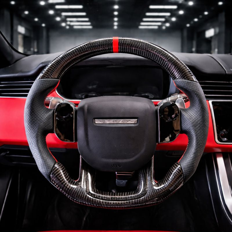 2014-2021 Range Rover Carbon Fiber Steering Wheel