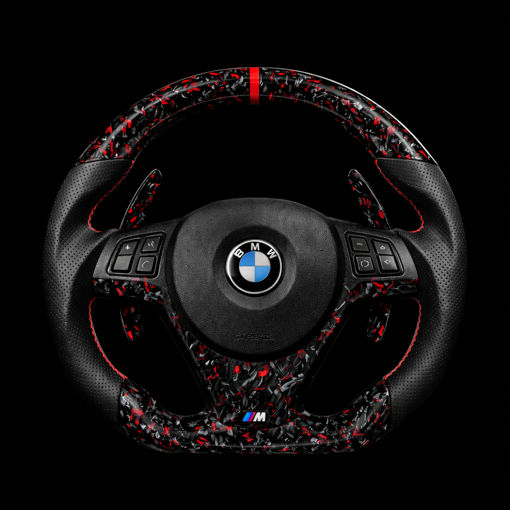 BMW E-Chassis Carbon Fiber Steering Wheel