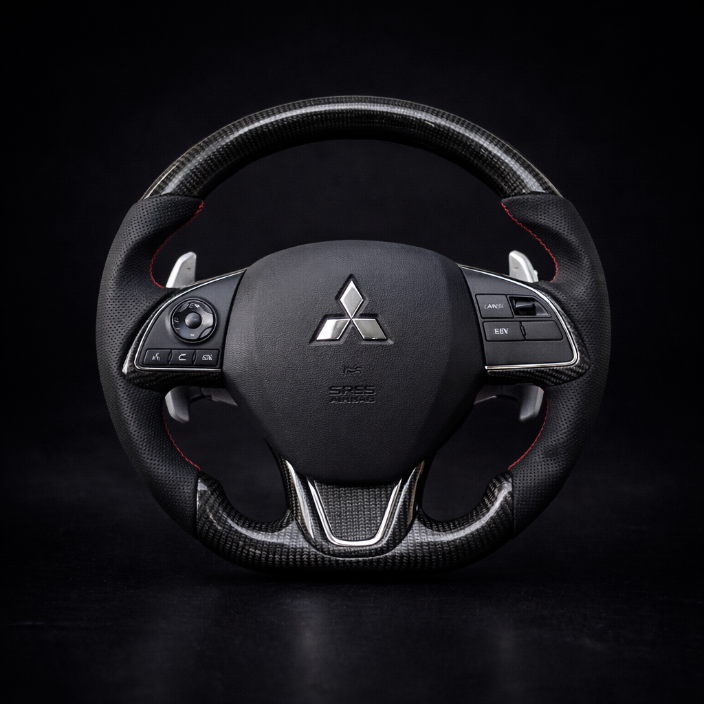 2014-2021 Mitsubishi Mirage | Eclipse Carbon Fiber Steering Wheel