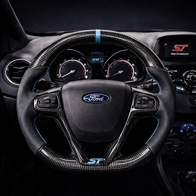 2011-2019 Ford Fiesta Carbon Fiber Steering Wheel