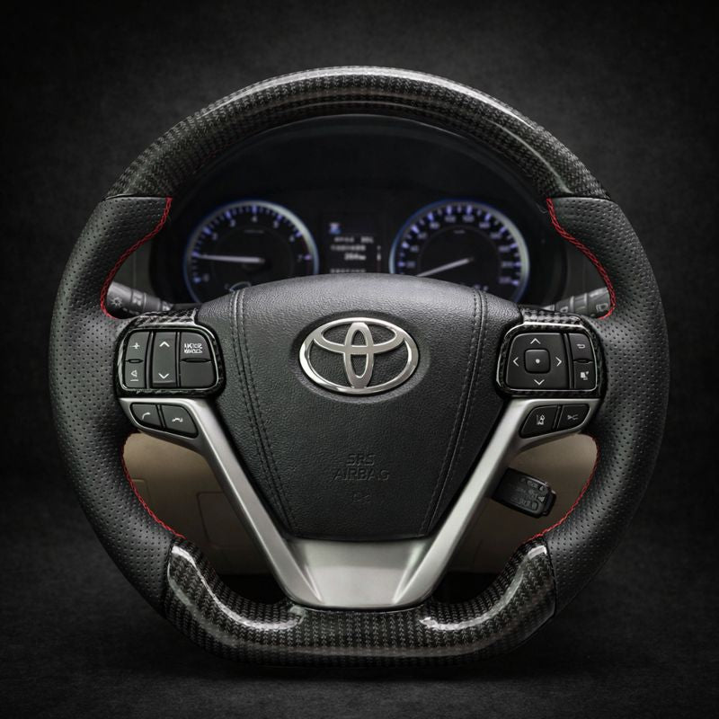 2014-2019 Toyota Highlander | 2015-2020 Sienna Carbon Fiber Steering Wheel