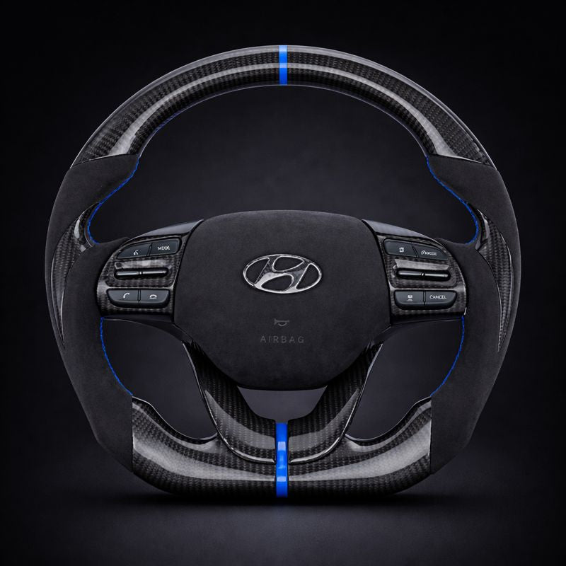 2019-2020 Hyundai Elantra Carbon Fiber Steering Wheel