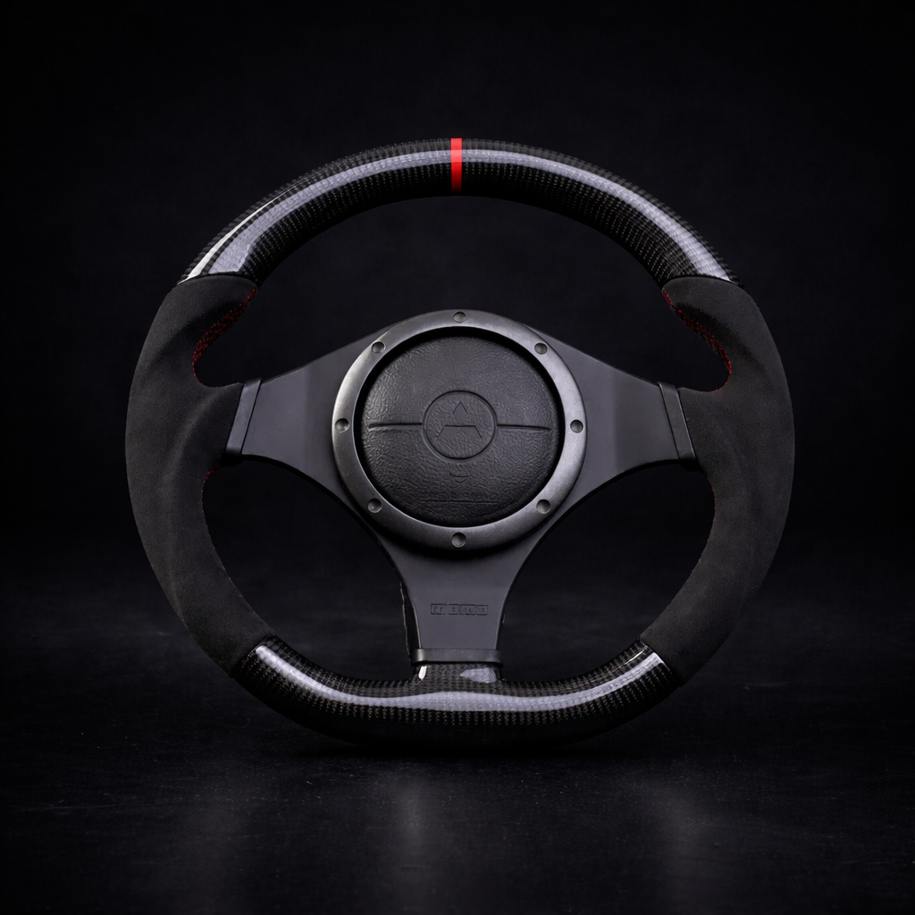 2001-2007 Mitsubishi EVO 7 8 9 Carbon Fiber Steering Wheel