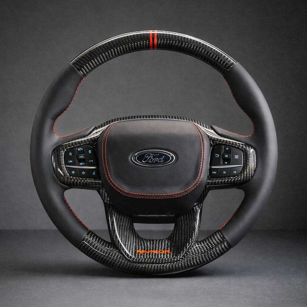 2024+ Ford Ranger Carbon Fiber Steering Wheel