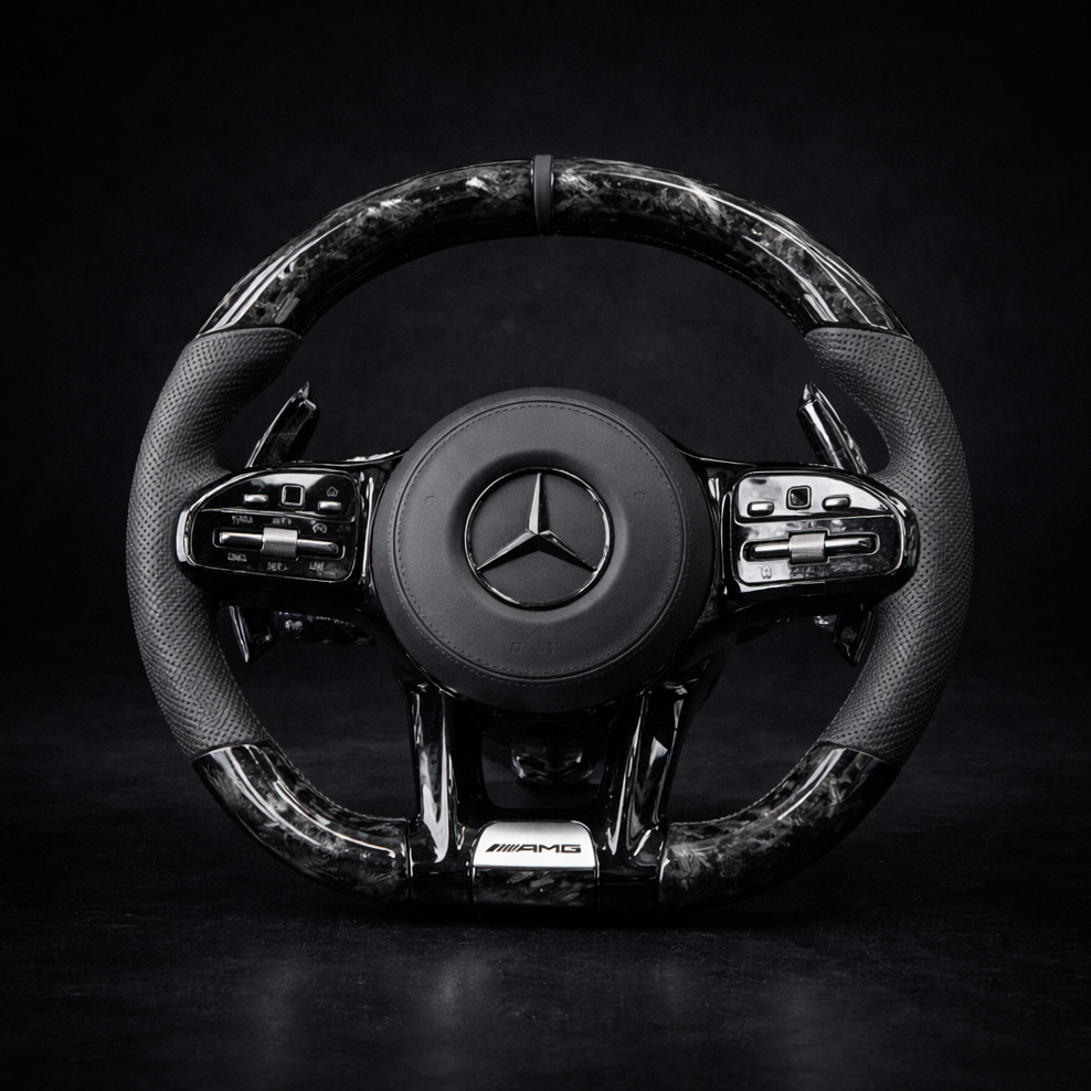 Mercedes Benz Carbon Fiber Steering Wheel