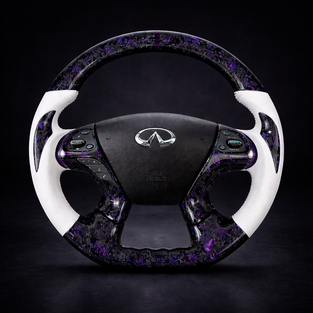 2011-2022 Infiniti M25 | M35 | M37 | M56 | Q70 | QX60 Carbon Fiber Steering Wheel