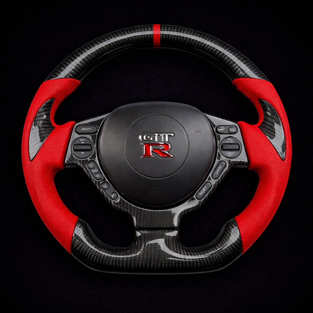 2009-2016 Nissan GTR R35 Carbon Fiber Steering Wheel