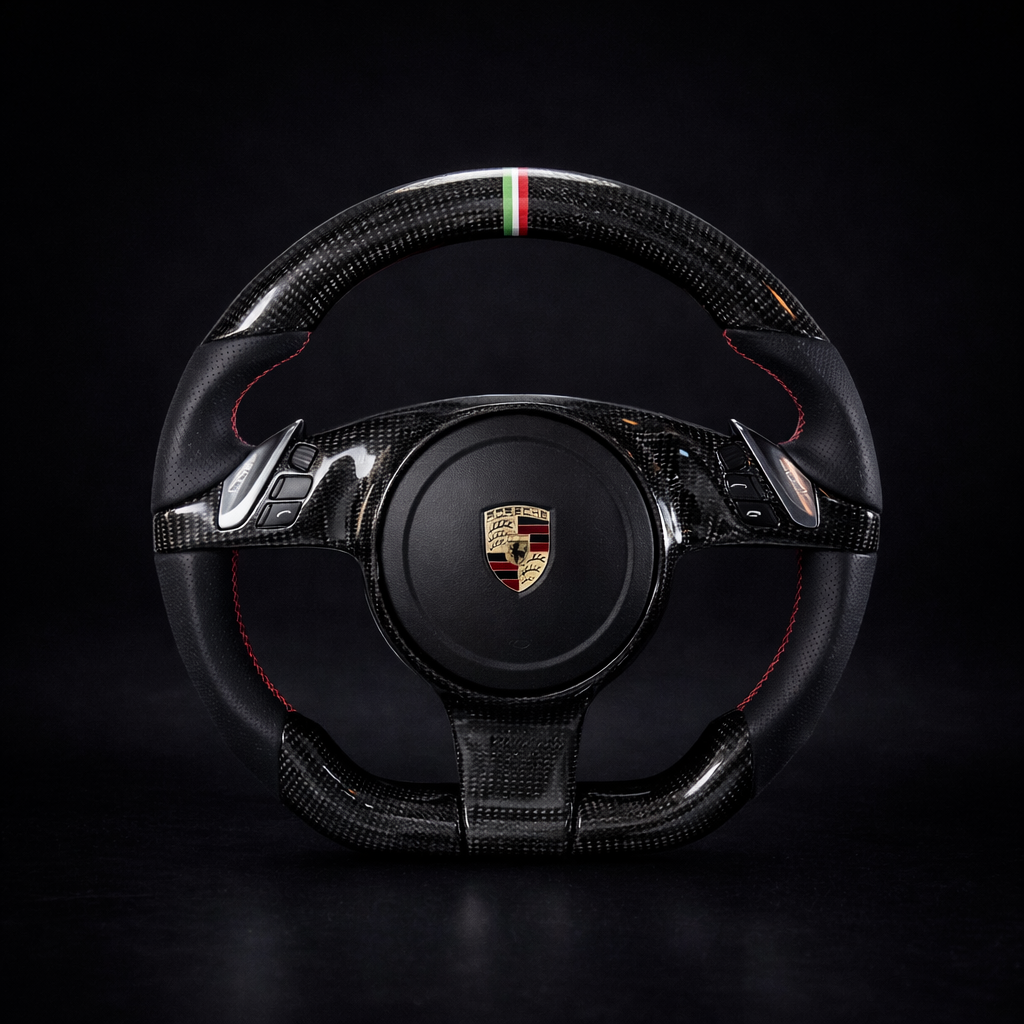Porsche Carbon Fiber Steering Wheel