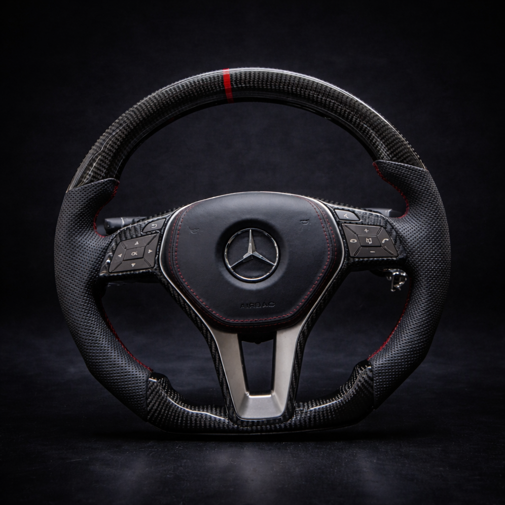Mercedes Benz Carbon Fiber Steering Wheel