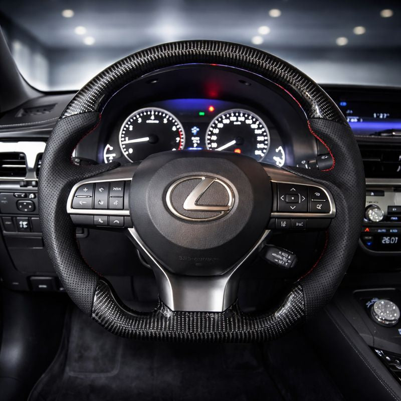 2016-2023 Lexus ES | GS | RX | LX Models Carbon Fiber Steering Wheel