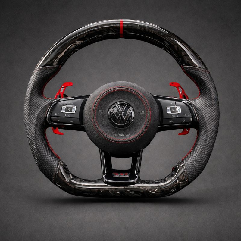 2015-2021 Volkswagen Golf MK7 GTI | R | Jetta GLI Carbon Fiber Steering Wheel