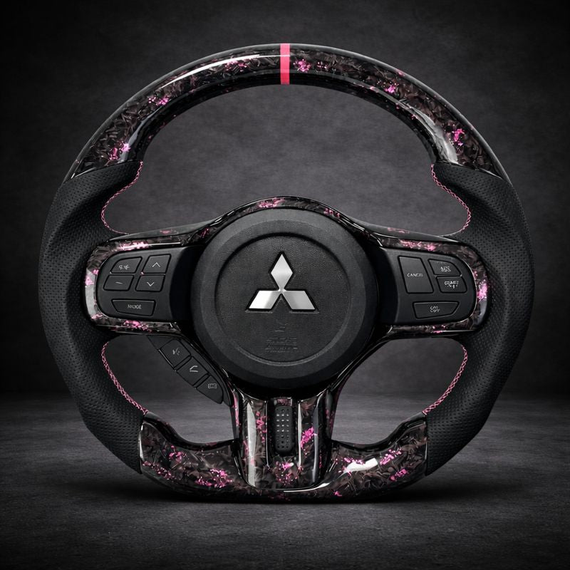 2008-2015 Mitsubishi EVO X Carbon Fiber Steering Wheel