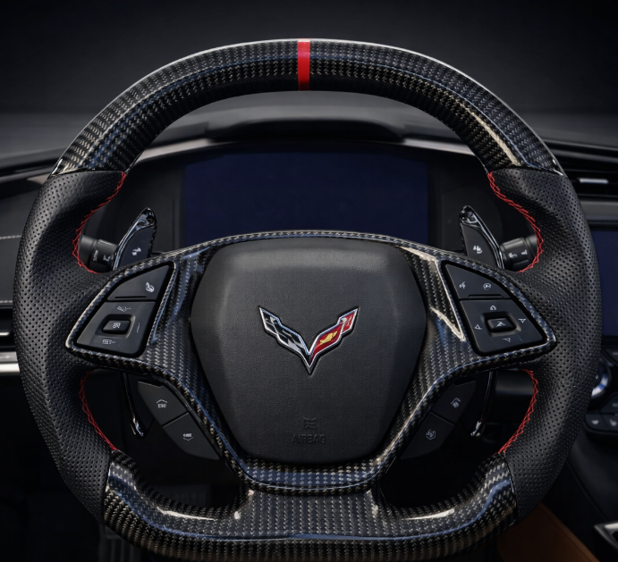 C7 Corvette Carbon Fiber Steering Wheel